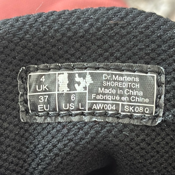 Dr doc Martens Shoreditch canvas boots high tops sneakers 6 37 - Picture 9 of 9